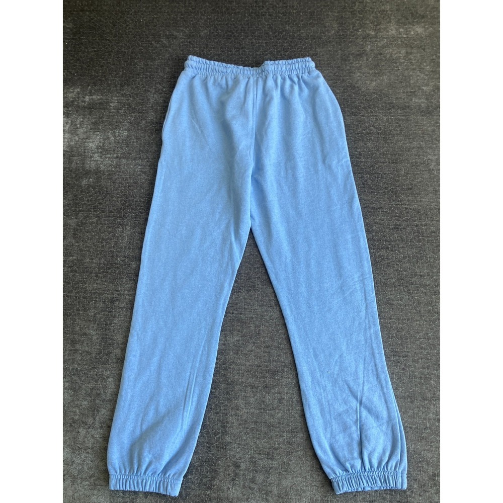 Disney Marie The Aristocats Sweatpants Women Small Blue Floral Picture Purr-fect